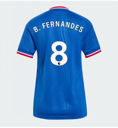 Manchester United Bruno Fernandes #8 Bortedrakt Dame 2026-27 Korte ermer Manchester United Bruno Fernandes #8 Bortedrakt Dame 2026-27 Korte ermer